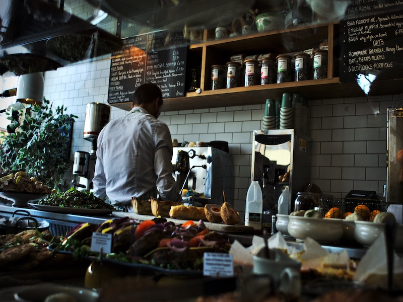 Restaurant counter