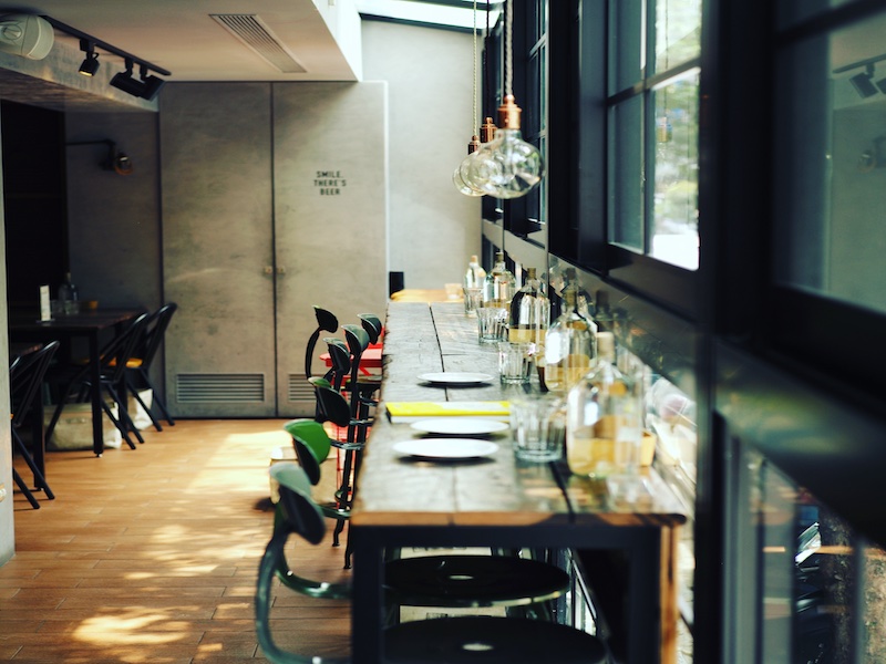 Restaurant tables